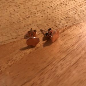 Gorjana Rose Gold Circle Studs